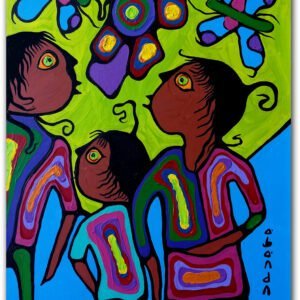 Just be | An original painting by Norval Morrisseau