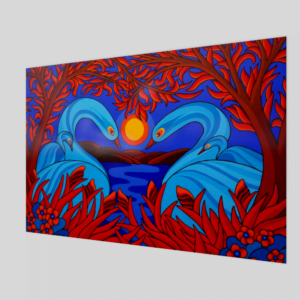 Swan Lake (Art Poster) Brona Wingell